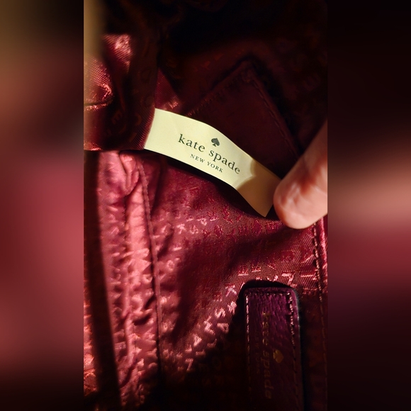 Kate Spade Grove Street Millie Leather Crossbody Cherrywood WKRU4194 NWOT - Picture 11 of 12